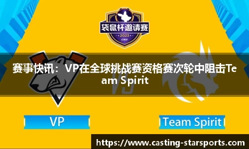 赛事快讯：VP在全球挑战赛资格赛次轮中阻击Team Spirit